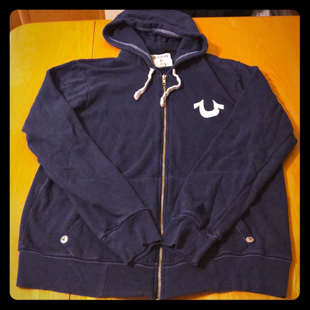 True Religion Zip Up Hoodie